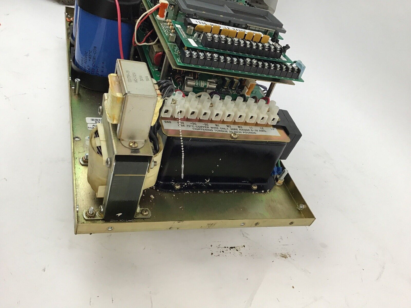 ALLEN BRADLEY AC DRIVE 1336-B020-EJE-L3***PART ONLY***FAN BROKEN***