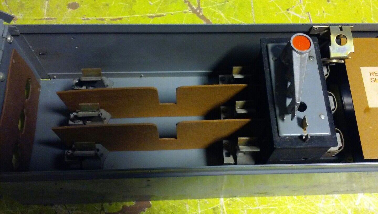 Federal Pacific QMQB1036 Panelboard Switch 100 Amp 100A 3-Pole 600VAC