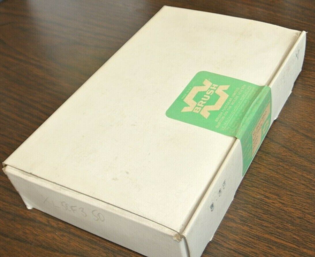 BOX of 5 / BRUSH XL50F350 SEMICONDUCTOR FUSE / 350A / 500VAC / NEW SURPLUS