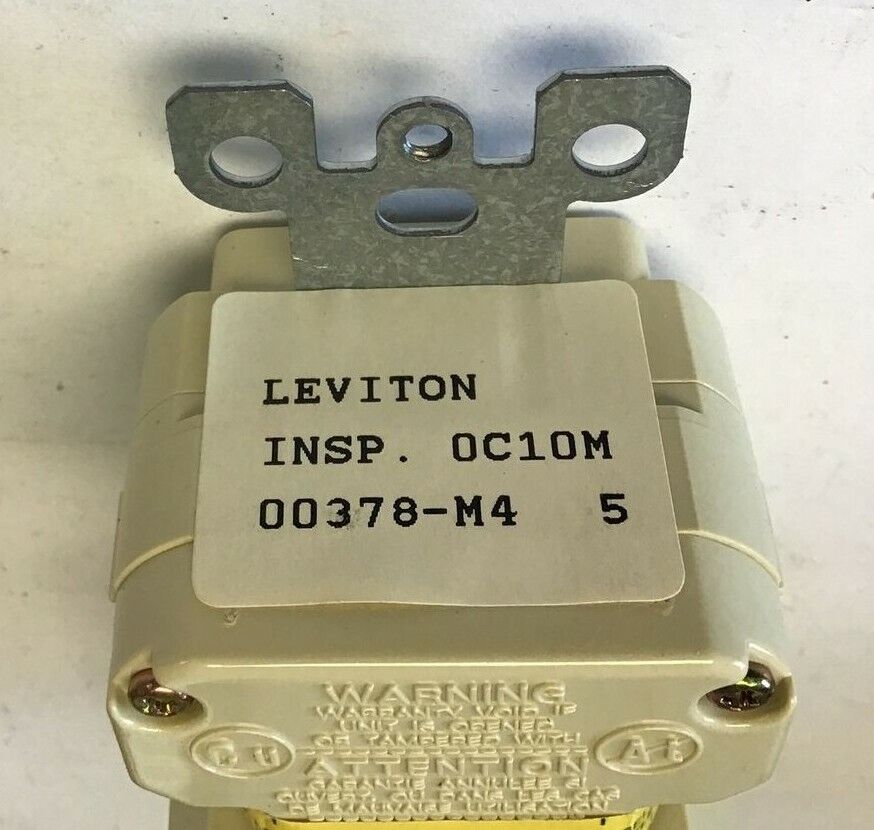 LEVITON 6599-I GROUND FAULT CIRCUIT INTERRUPTER IVORY 20A 125V ***LOTOF3***