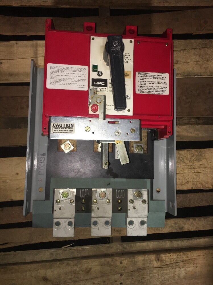 GE HIGH PRESSURE CONTACT SWITCH THPR3608 800 AMP 600 V