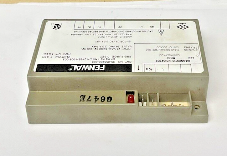 FENWAL 35-655908-003 IGNITION CONTROL CIRCUIT BOARD MODULE 24VAC 50/60HZ 2A