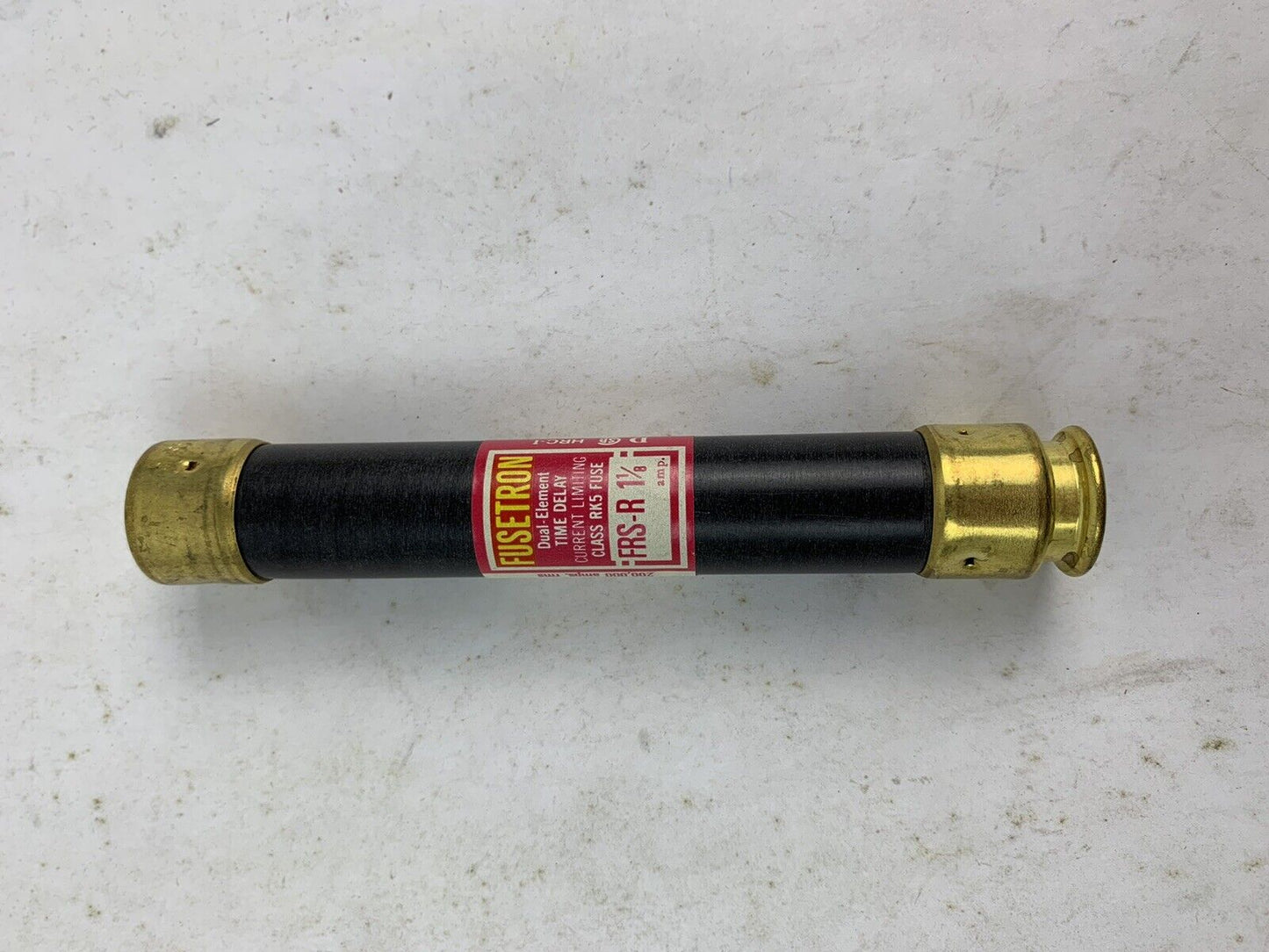 Bussmann Fusetron Dual-Element FRS-R1 1/8 1 1/8A 600V Fuse "Lot of 10"
