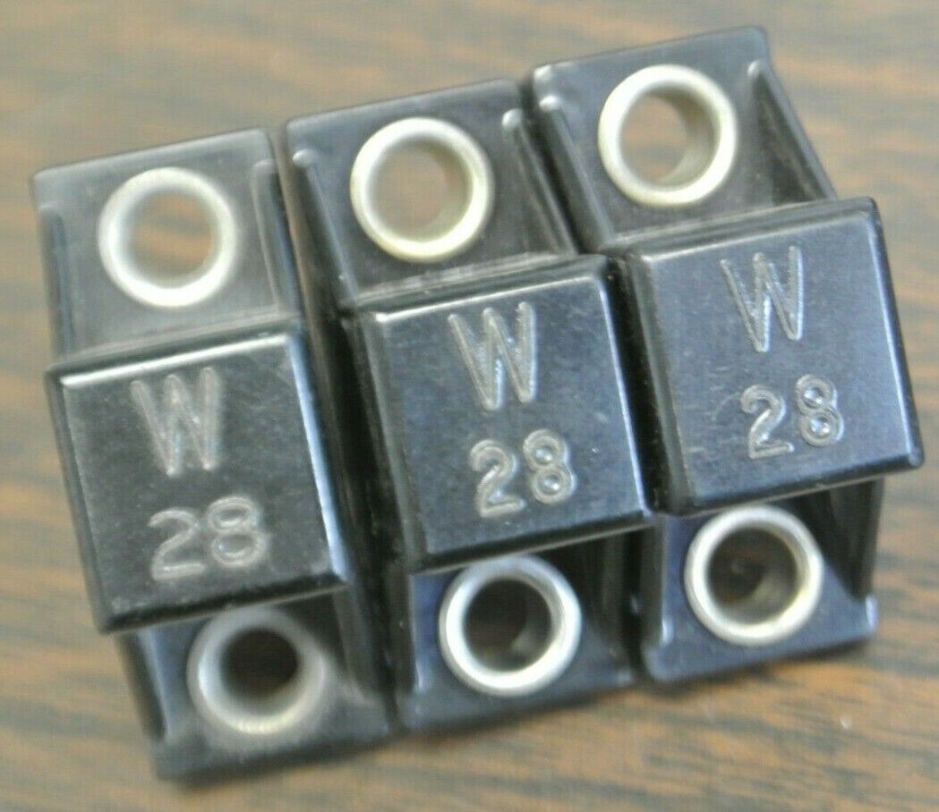 LOT of 3 / ALLEN-BRADLEY W28 THERMAL OVERLOAD HEATER ELEMENTS