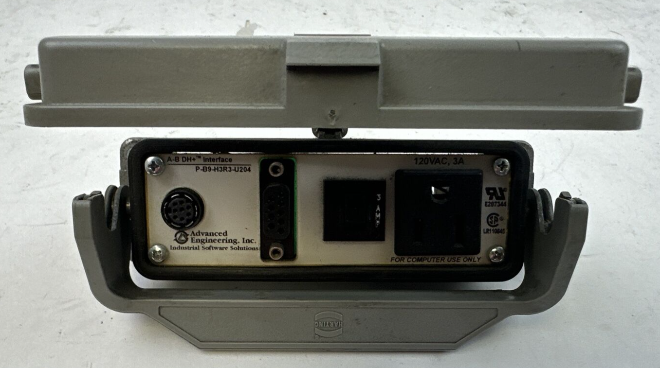 ADVANCED ENGINEERING P-B9-H3R3-U204 A-B DH+ INTERFACE 120VAC 3A