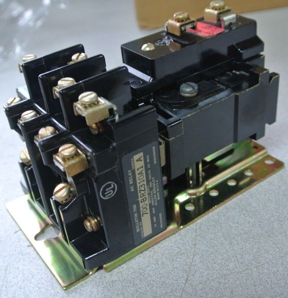 ALLEN-BRADLEY 700-BRZ310A1 AC CONTROL RELAY - 3NO/1NC 120V COIL 10A NEW SURPLUS