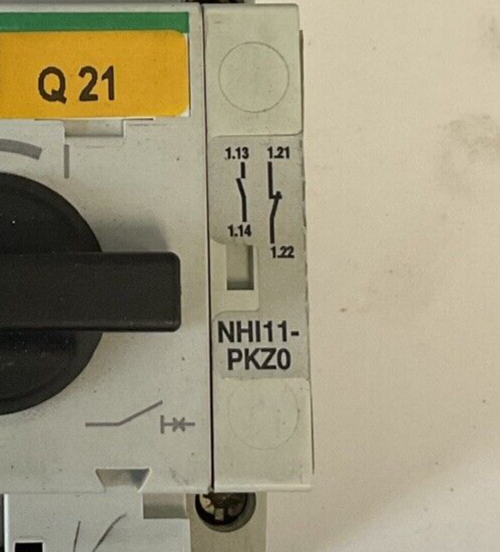 MOELLER PKZM0-6.3 MOTOR PROTECTOR SER.2 50-60HZ 400VAC