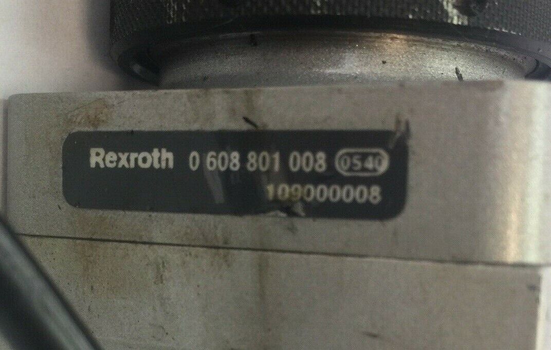 REXROTH 0608701018 DRIVE SPINDLE 0608720040 NUT RUNNER 0608801004 OFFSET DRIVE