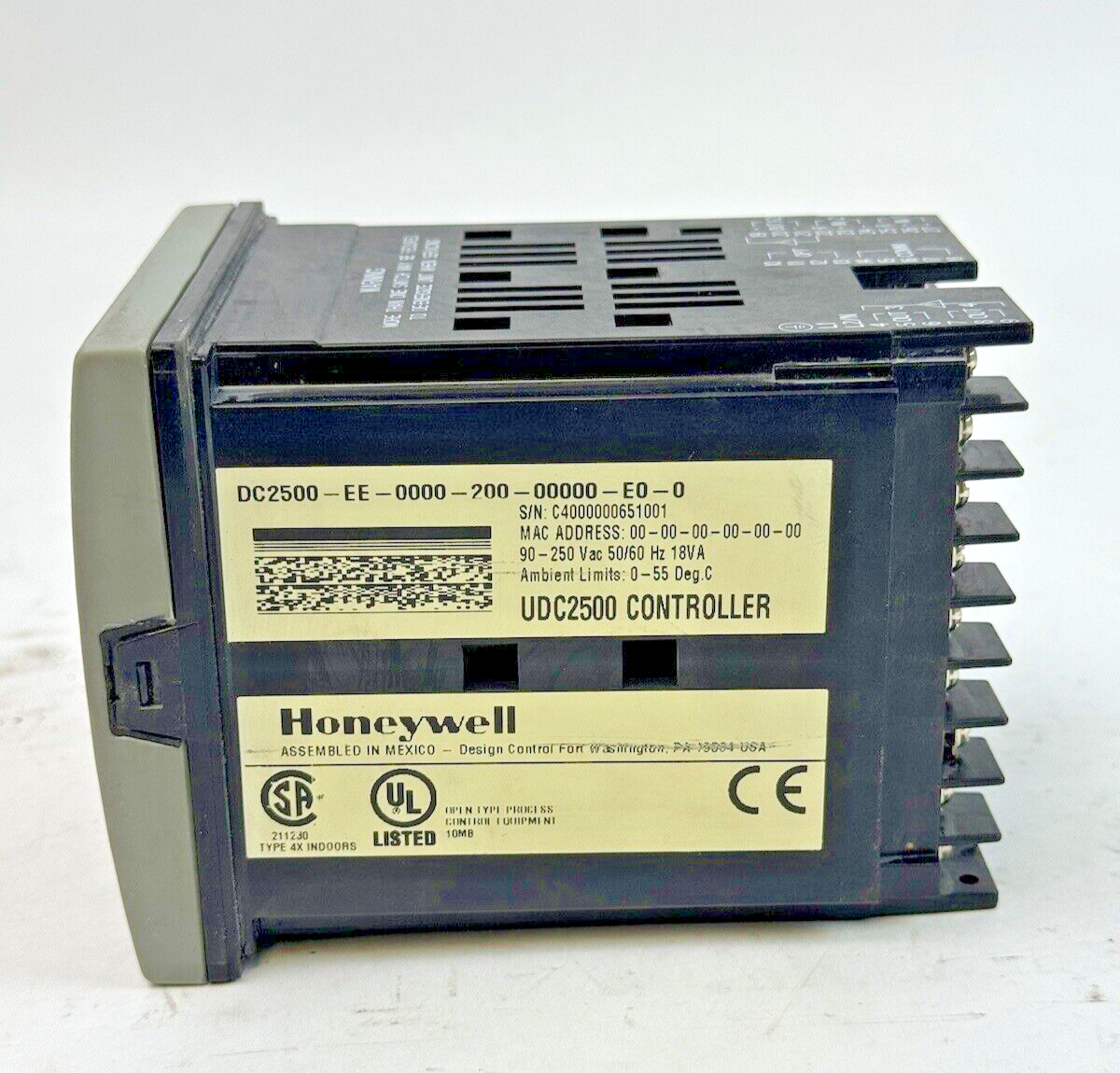 HONEYWELL - DC2500-EE-0000-200-00000-E0-0 - DIGITAL TEMPERATURE CONTROLLER