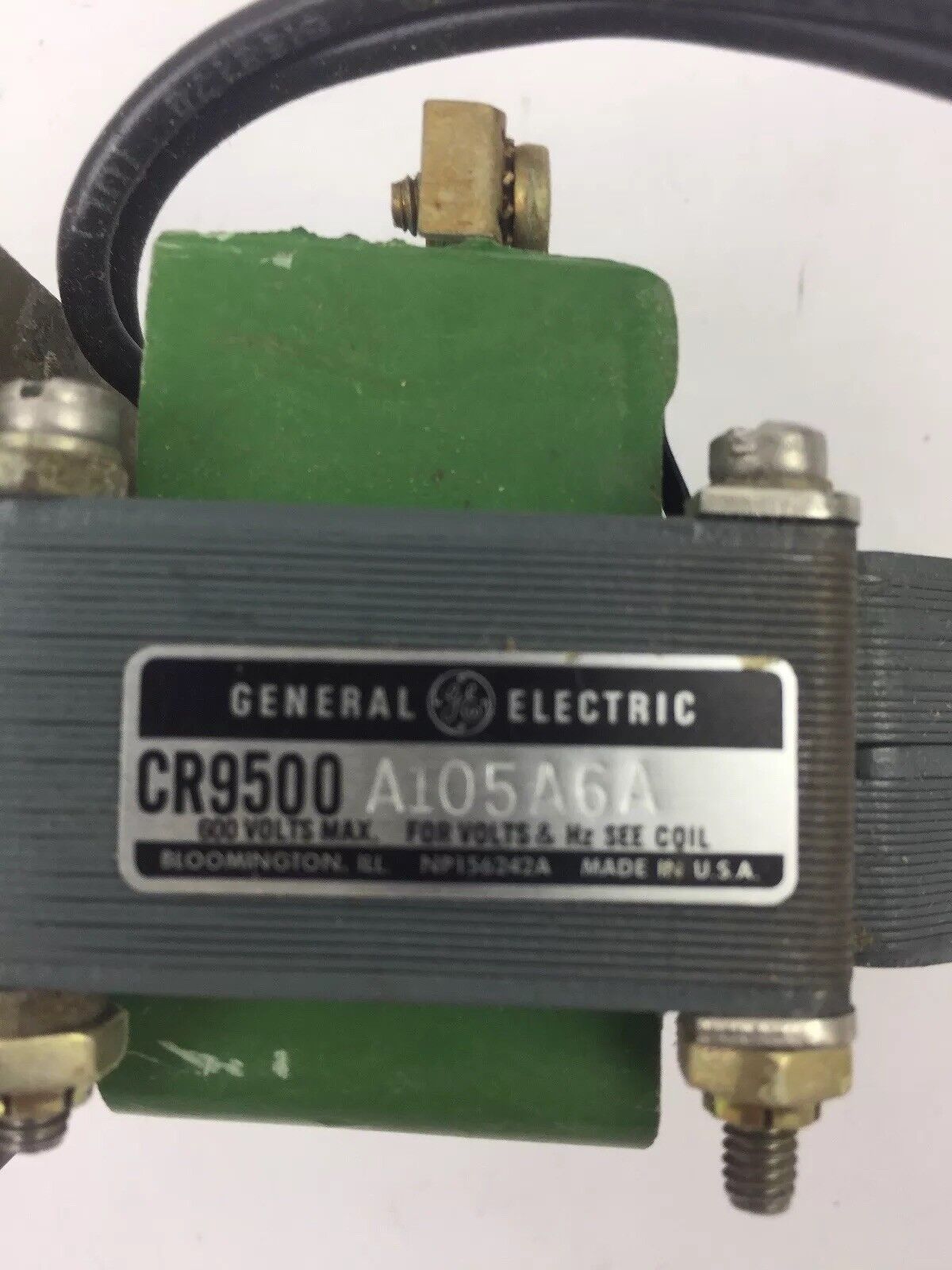 GE CR9500A105A6A SOLENOID 115V 50HZ PUSH TYPE END MTG