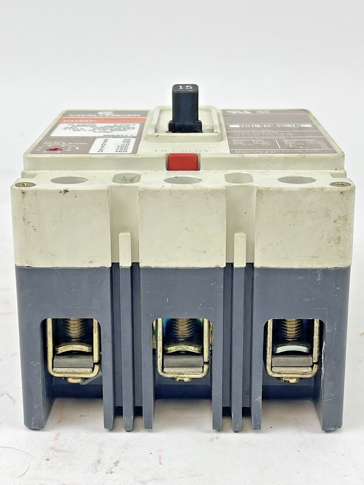 CHALLENGER - CHMP015E0C, MOTOR CIRCUIT PROTECTION BREAKER, 15 A, 3 Pole, 600 VAC