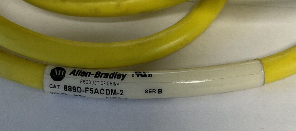 ALLEN BRADLEY 889D-F5ACDM-2 CORDSET 5PIN SER.B 4A 250V