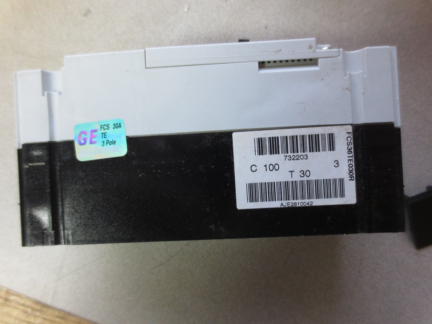 GE FCS36TE030R1 RECORD PLUS CIRCUIT BREAKER 30A, 480VAC, 3-POLE - NEW SURPLUS
