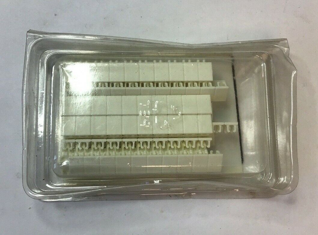 CUTLER HAMMER C383MS6 BLANK TAG 6MM BLOCKS ***LOTOF2***