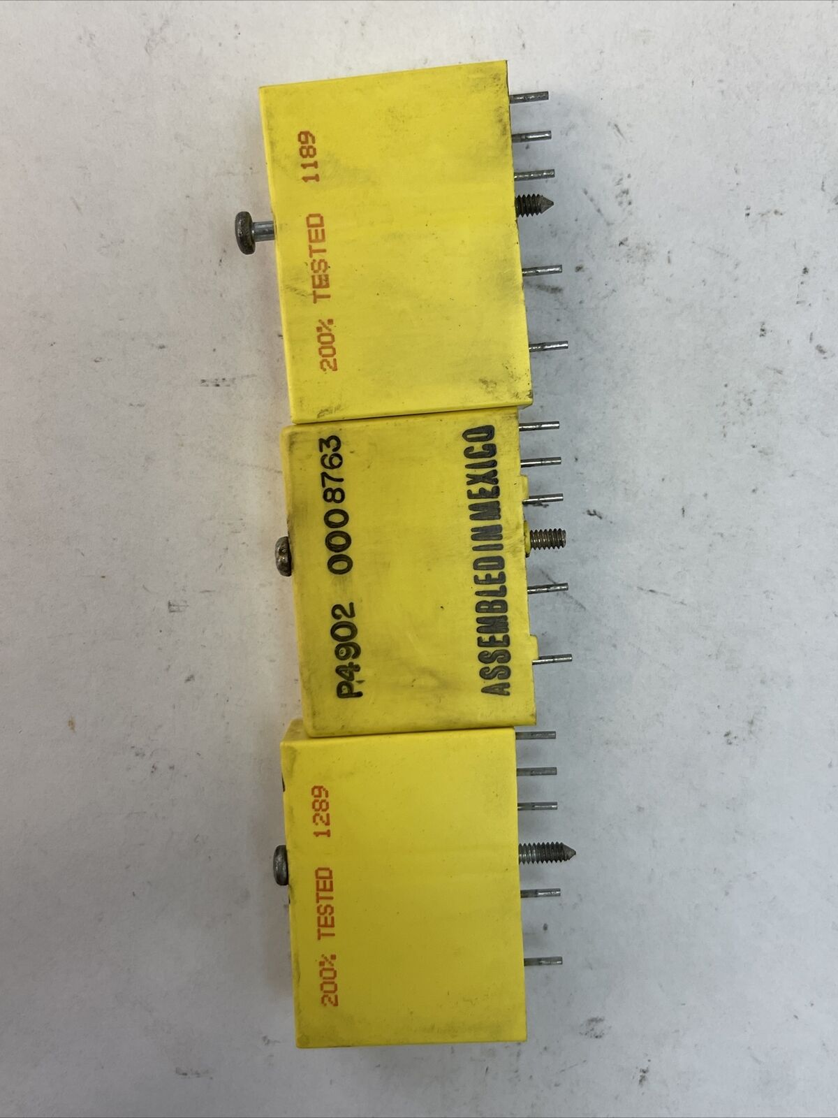 POTTER&BRUMFIELD/OPTO22 IAC-5 I/O MODULE INPUT 90-140VAC OUTPUT 30VDC (LOT OF 3)