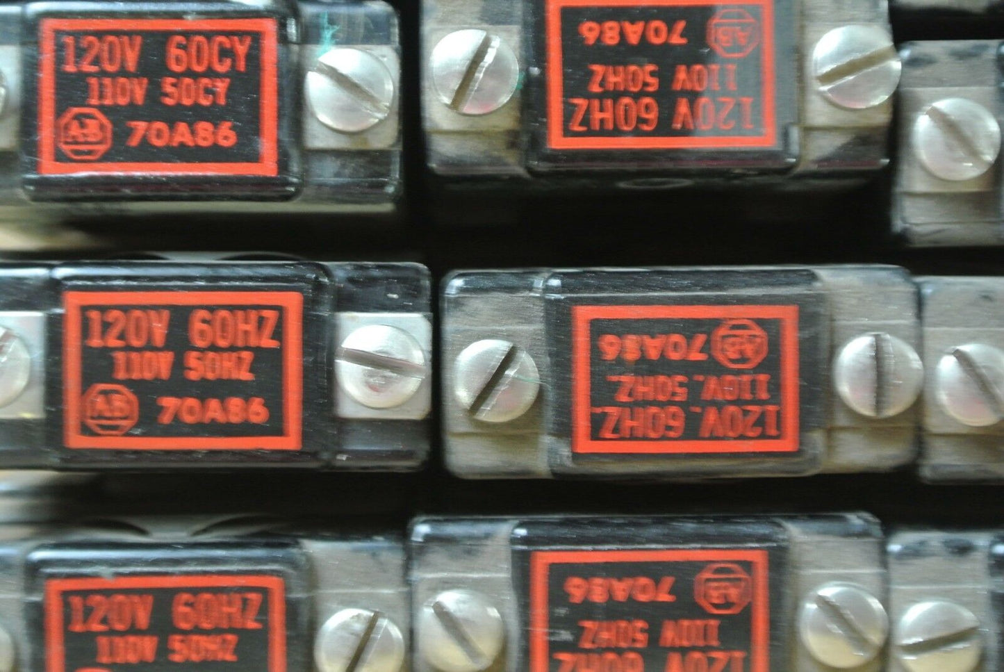 ALLEN-BRADLEY 70A86 COIL SIZE 0 Ser. K 120V / 60Hz, 110V / 50Hz - LOT of 5 NEW
