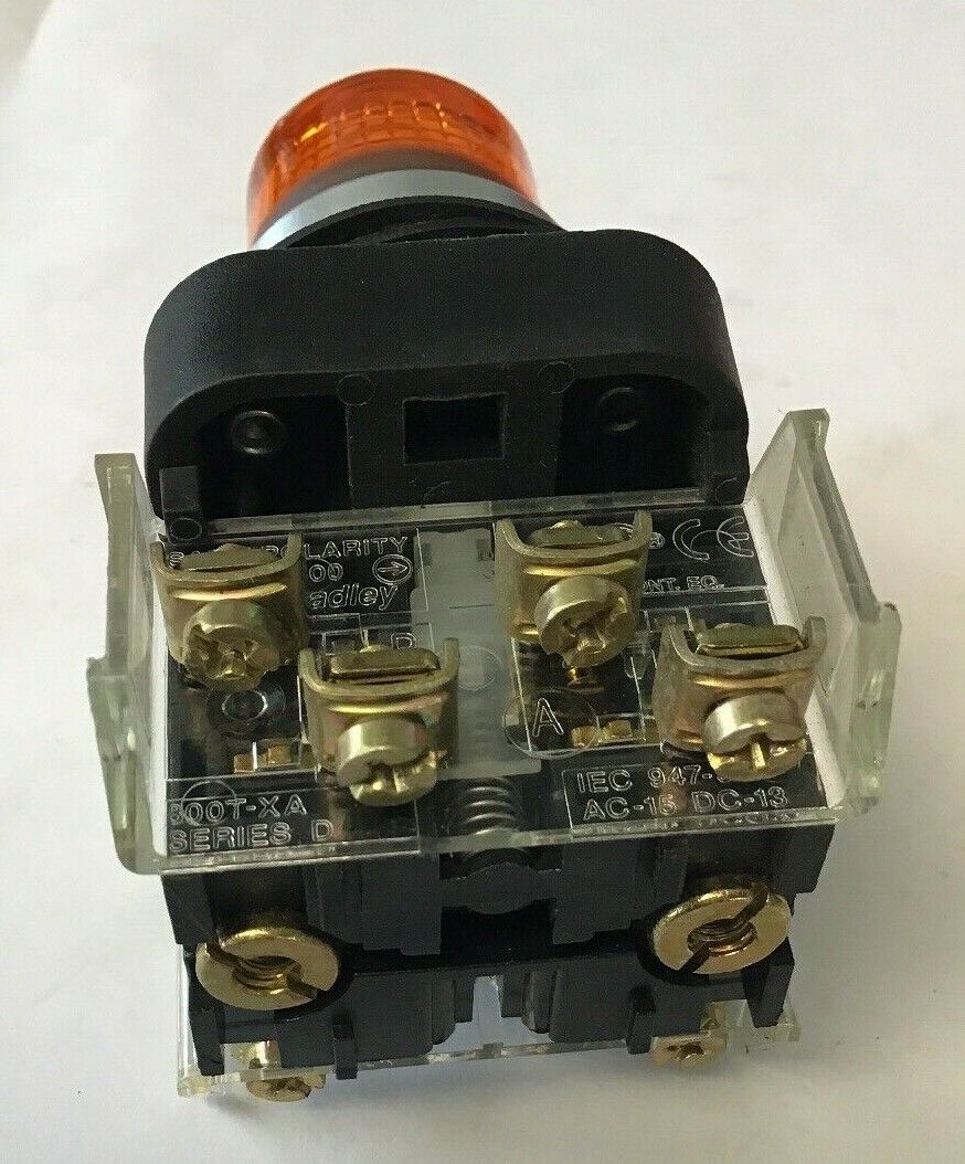 ALLEN BRADLEY 800T-QA24 ORANGE PUSH BUTTON SER T 24V AC/DC