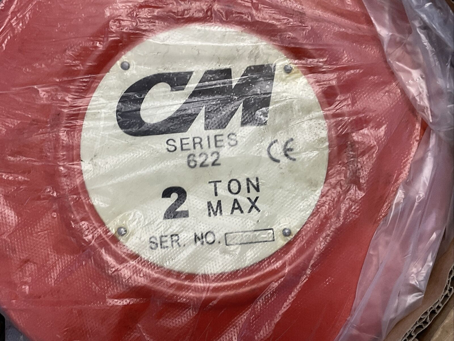 CM SERIES 622 HAND CHAIN HOIST 2 TON 20FT