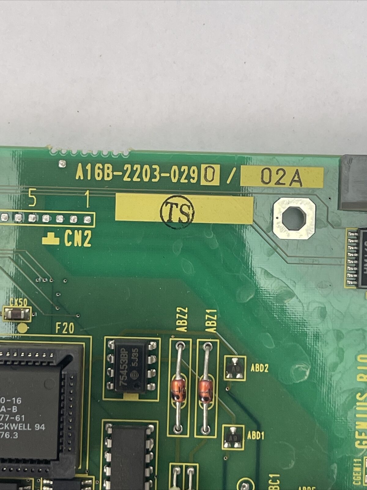 FANUC A16B-2203-0290/02A ETHERNET REMOTE PCB ER1T