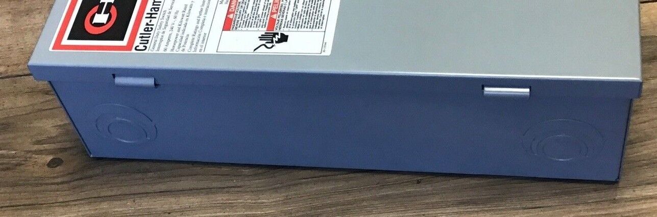 CUTLER HAMMER DG222NGB GENERAL DUTY SAFETY SWITCH 60A 240V INDOOR
