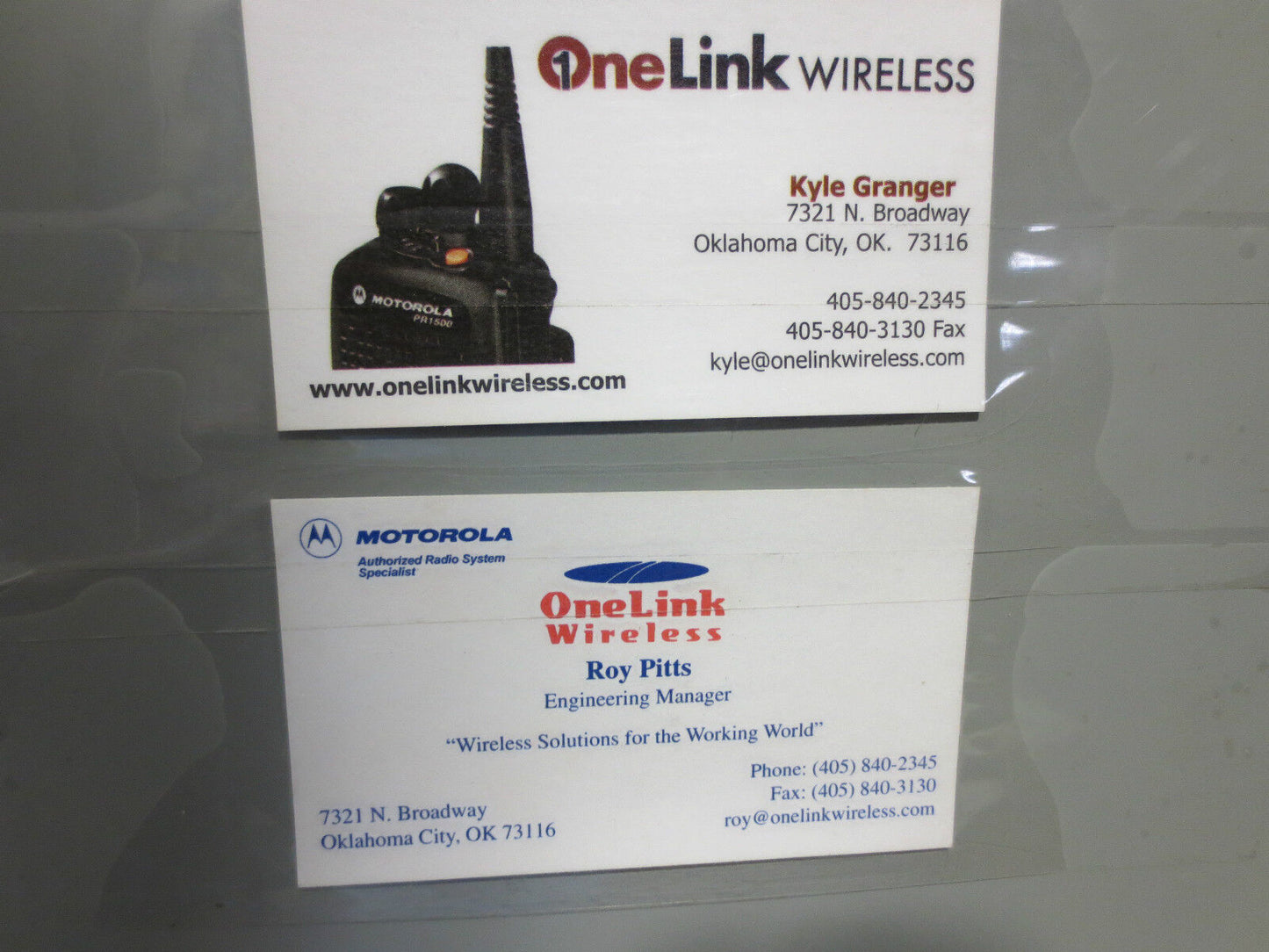 OneLink WIRELESS BUSINESS COMMUNICATIONS SOLUTION 2-WAY RADIO CONTROL in 2P16166