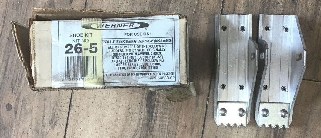 WERNER 26-5 SHOE KIT FOR LADDERS