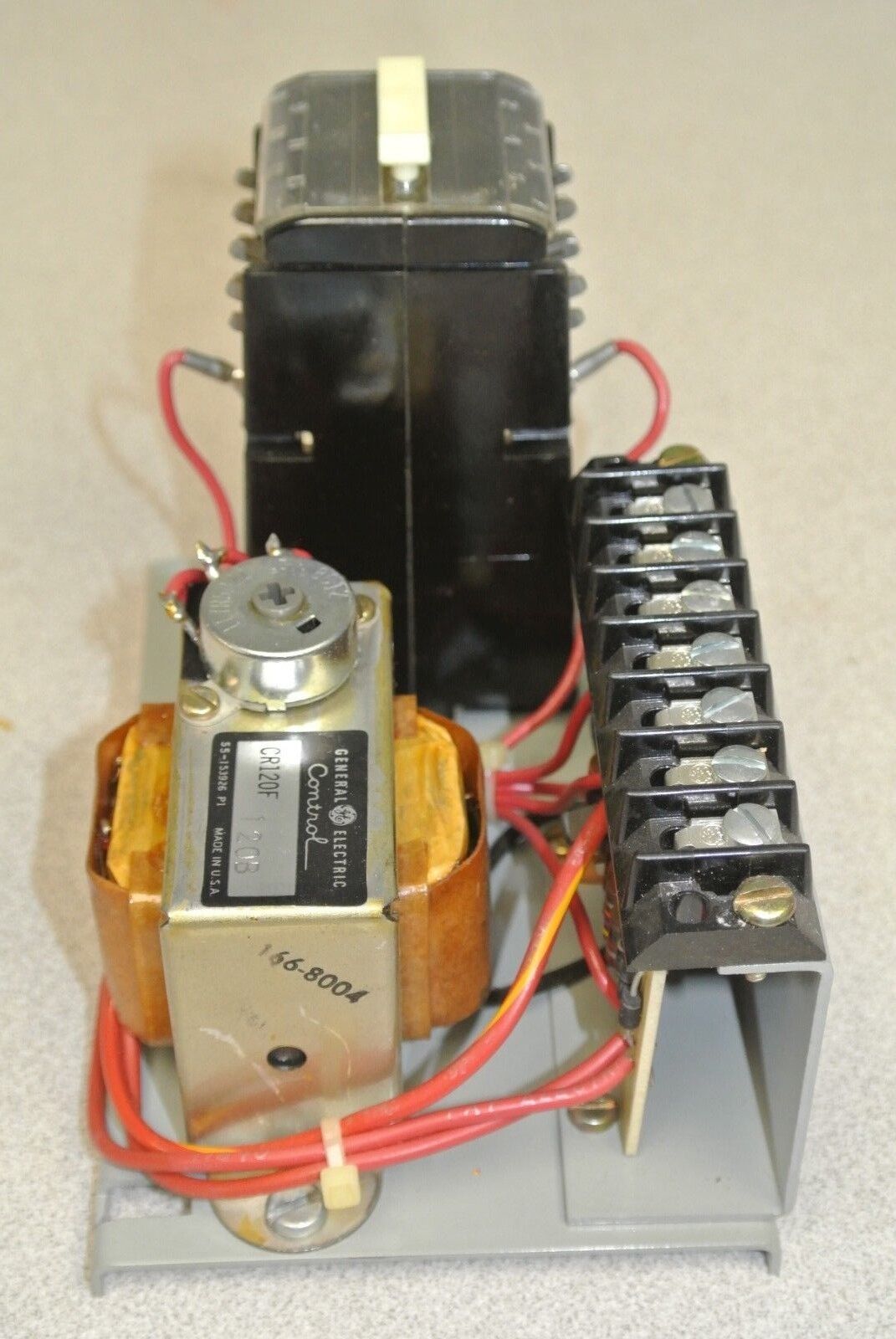 GENERAL ELECTRIC CR120F120B TRANSISTORIZED SENSITIVE RELAY 0-75 OHM NEW SURPLUS
