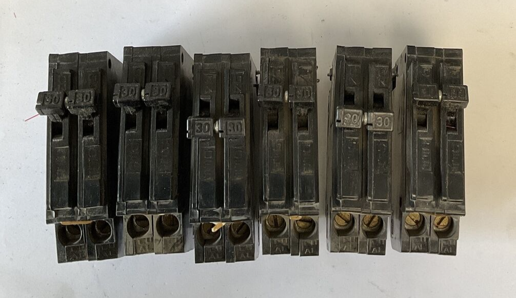 SYLVANIA A-230 CIRCUIT BREAKER 120/240VAC 30A ***LOTOF6***