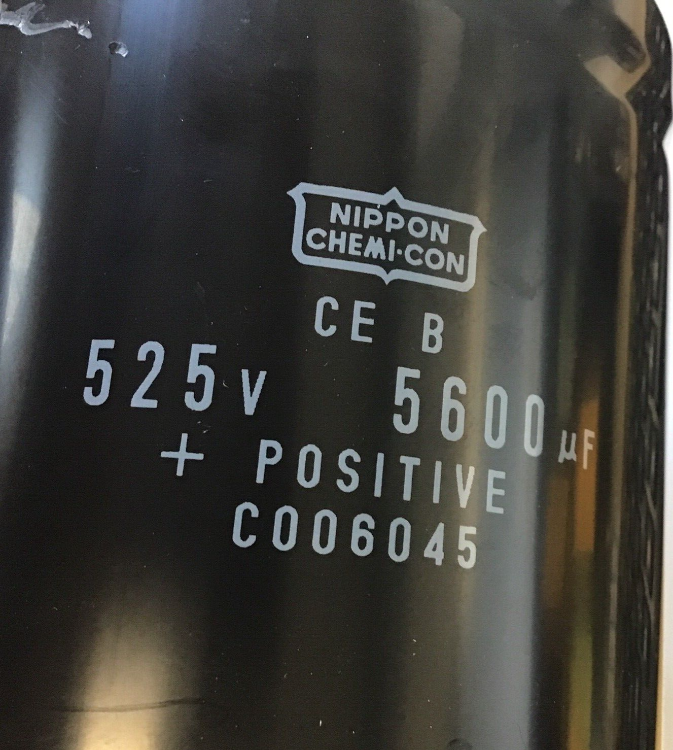 NIPPON CHEMI-CON C006045 CAPACITOR 525V 5600UF