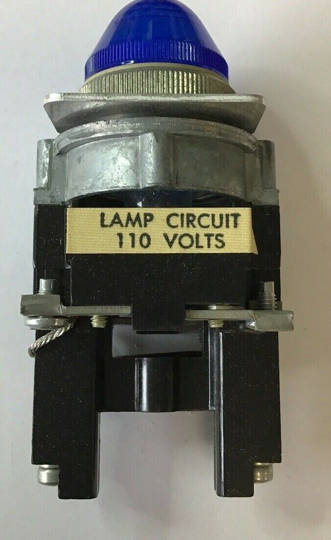 CUTLER HAMMER 10250H396A PUSH BUTTON ELEMENT INDICATING LIGHT 110V HEAVY DUTY