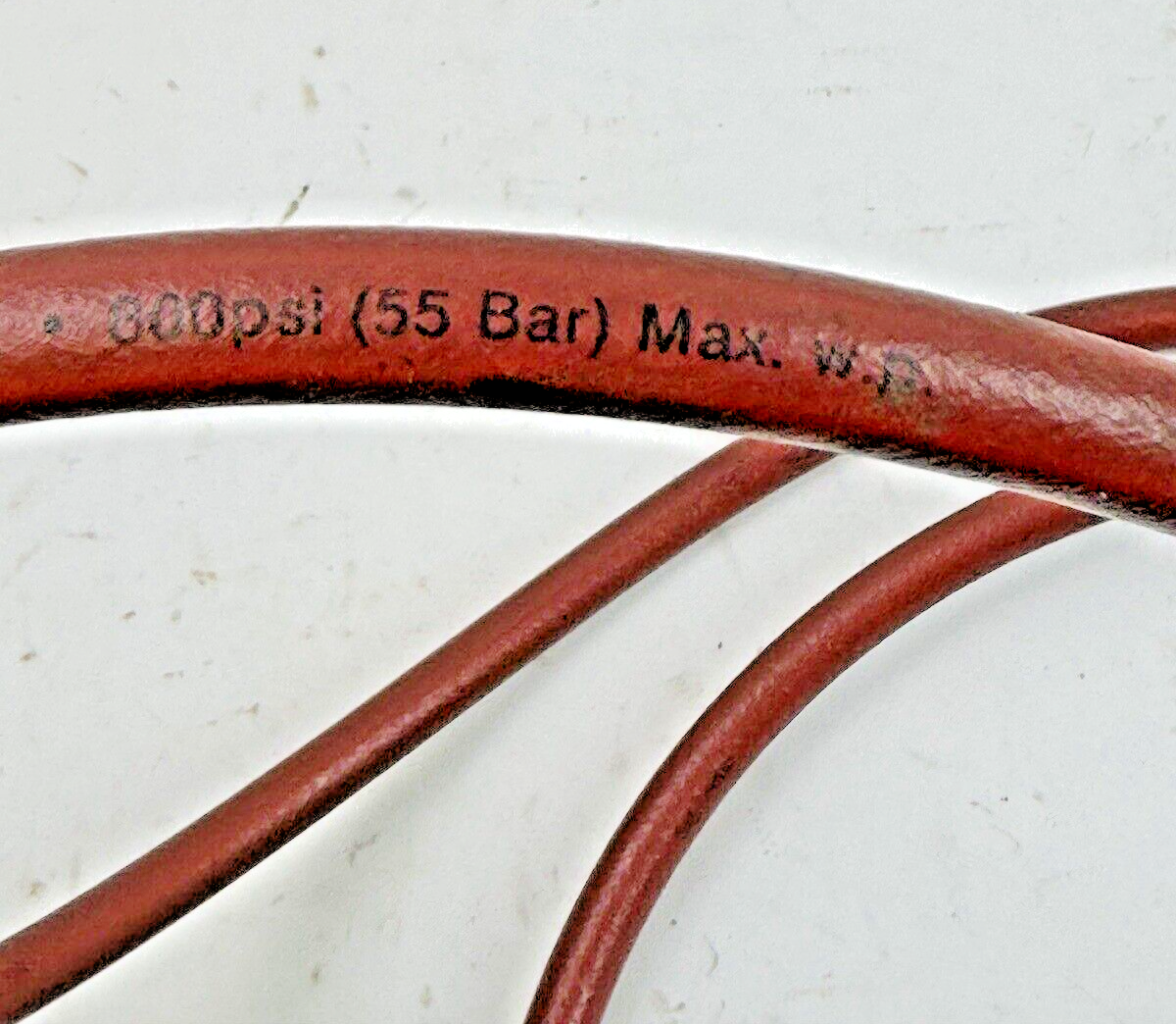 YELLOW JACKET - PLUS II 72" 1/4" CHARGING HOSE - RED - 4000 PSI / 800 PSI