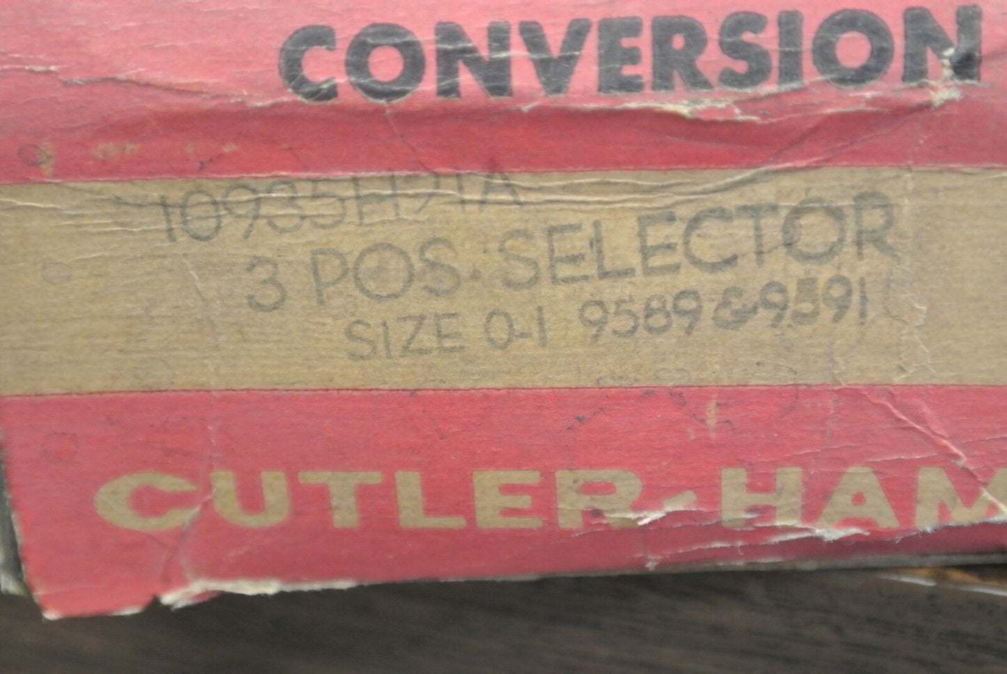 CUTLER-HAMMER 10935H21A / 3-POSITION SELECTOR SWITCH CONVERSION KIT NEW SURPLUS