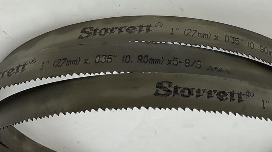 STARRETT 99297-11-01 BANDSAW BLADE 11'1" X 1" THCK:035