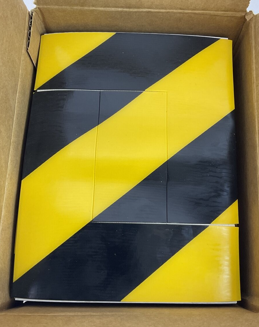 MIGHTY LINE BLACK/YELLOW FLOOR TAPE L SHAPE 2" QTY 176