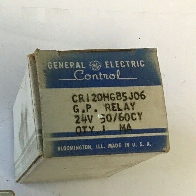 GENERAL ELECTRIC CR120HG85J06 G.P. RELAY 24V 50/60CY 5A