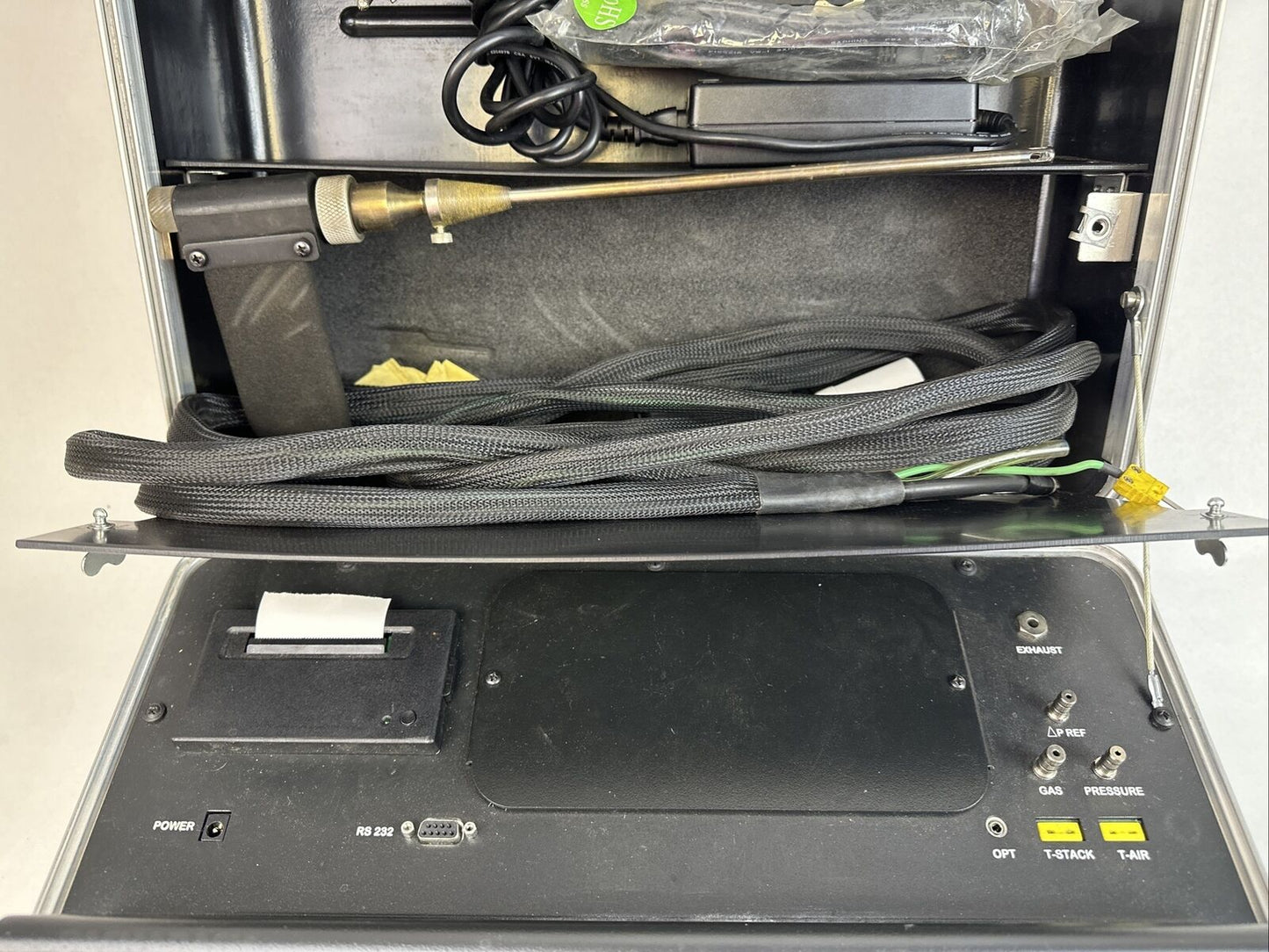 BACHARACH ECA 450 ENVIROMENTAL COMBUSTION ANALYZER VERSION 1.80 INPUT 100-240VAC