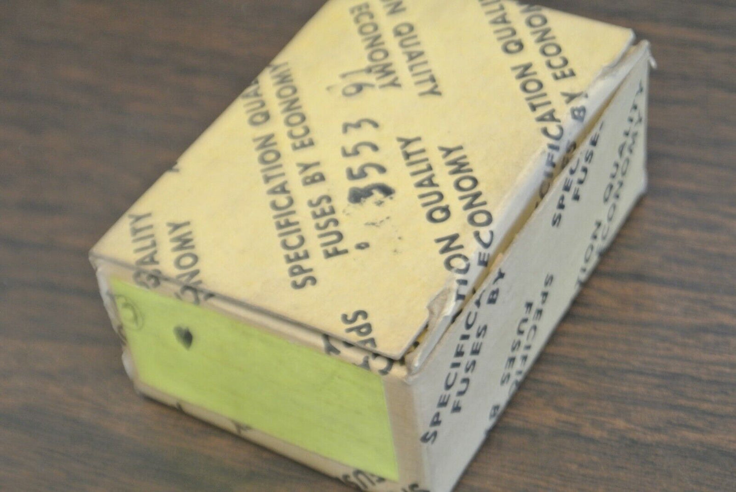 LOT of 3 / ECONOMY RFN25 TYPE RF FUSE / 25A / 250V / NEW SURPLUS