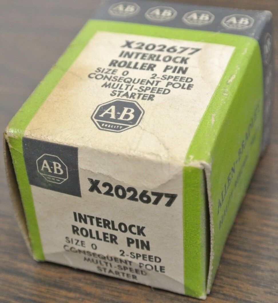 ALLEN-BRADLEY X202677 INTERLOCK ROLLER PIN / SIZE 0 / 2-SPEED / NEW SURPLUS