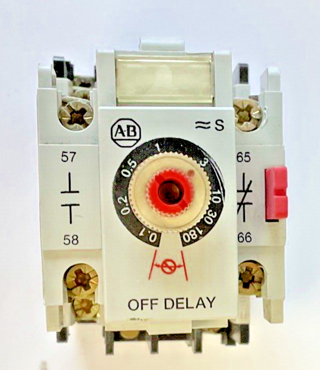 ALLEN-BRADLEY 700-F220A1 SER. C CONTROL RELAY / 196-FTB SER.B TIMER