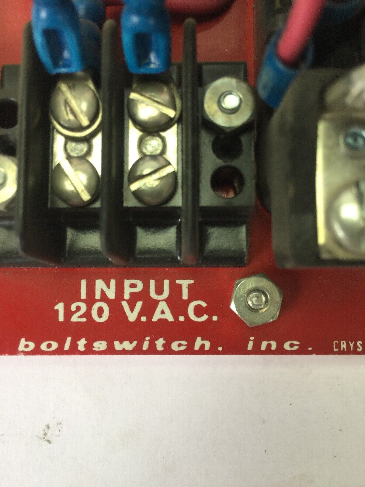 BOLTSWITCH CAP-2 CAPACITOR UNIT INPUT 120VAC