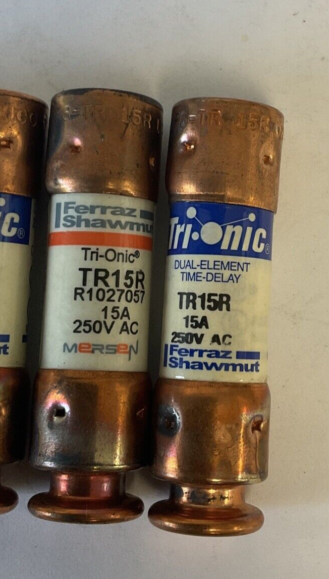 FERRAZ SHAWMUT TR15R FUSE 250VACRK5 ***LOTOF7***