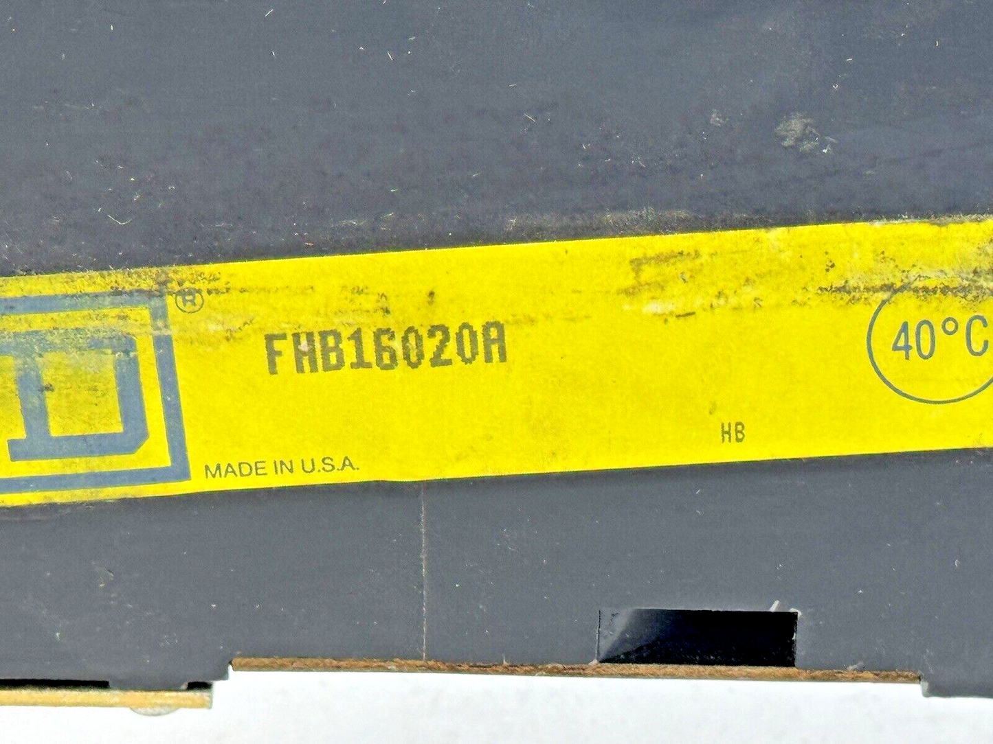 SQUARE D - FHB16020A - I-LINE MOLDED CASE CIRCUIT BREAKER - 1 POLE/ 20 A/ 277VAC