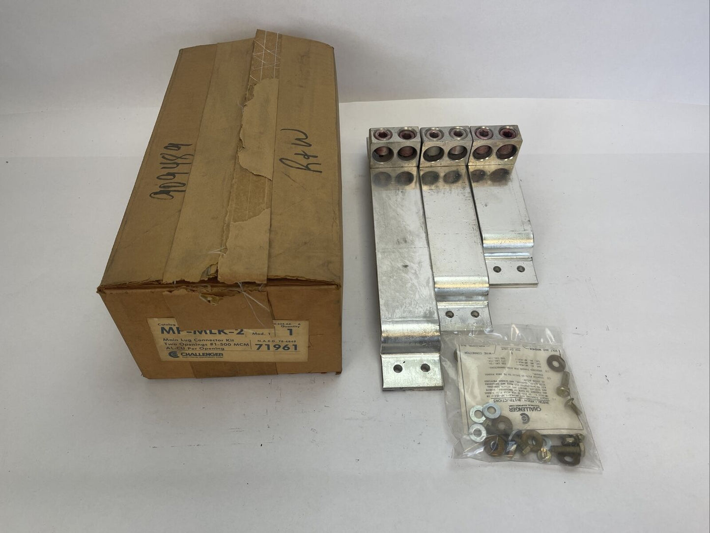 CHALLENGER MP-MLK-2 MAIN LUG CONNECTOR KIT TWO OPENINGS #1-500 MCM MOD 1