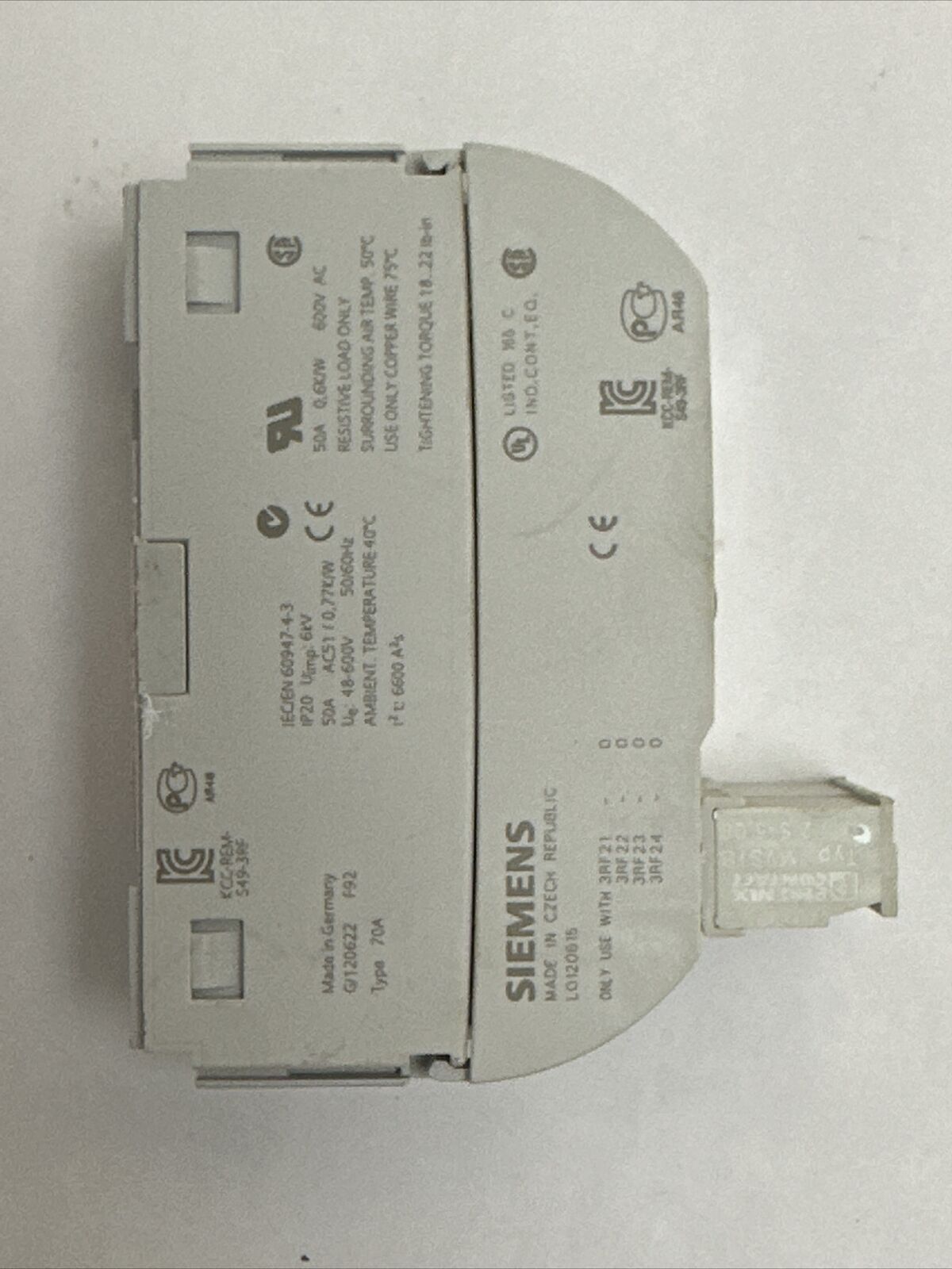 SIEMENS 3RF2900-0EA18 CONVERTOR CONTROL