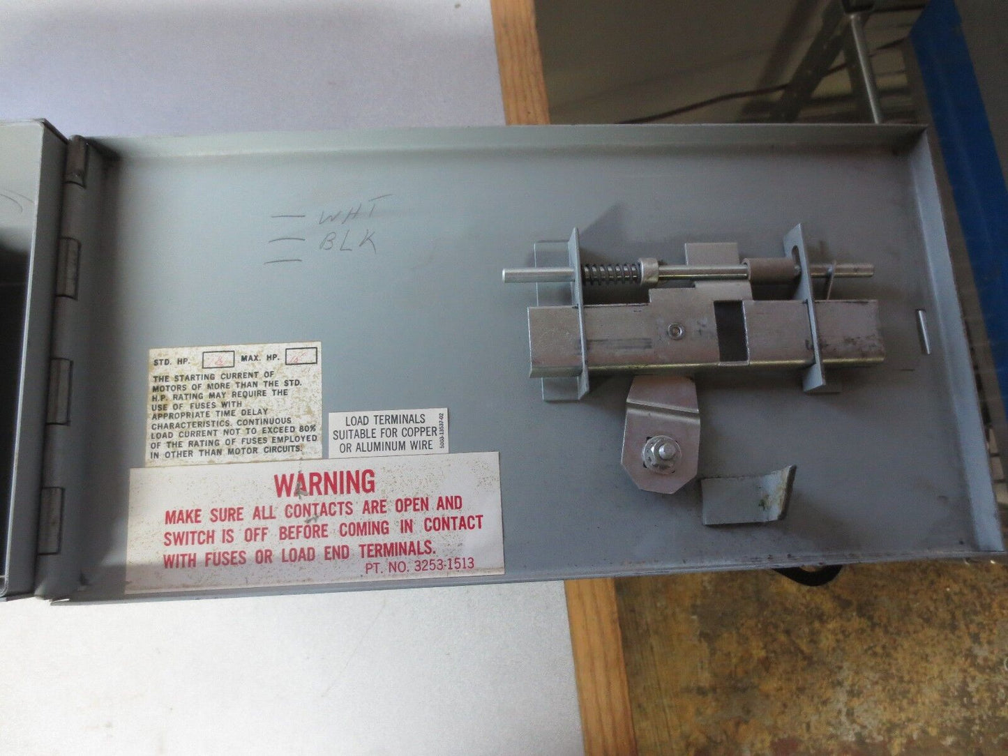 ARROW-HART / EATON PFA322 BUS PLUG / SAFETY SWITCH 240VAC, 60A, 200kA