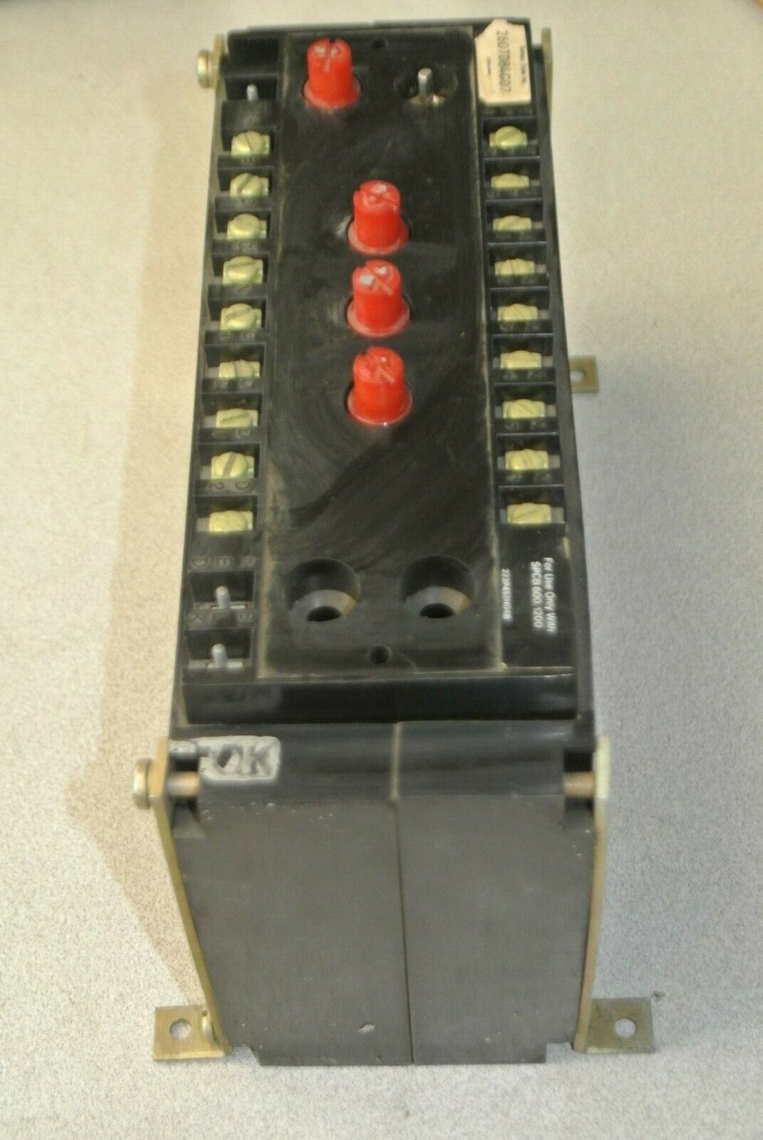 WESTINGHOUSE 2607D84G07 400A TRIP UNIT / use w/ SPCB600 & SPCB1200 / for PARTS