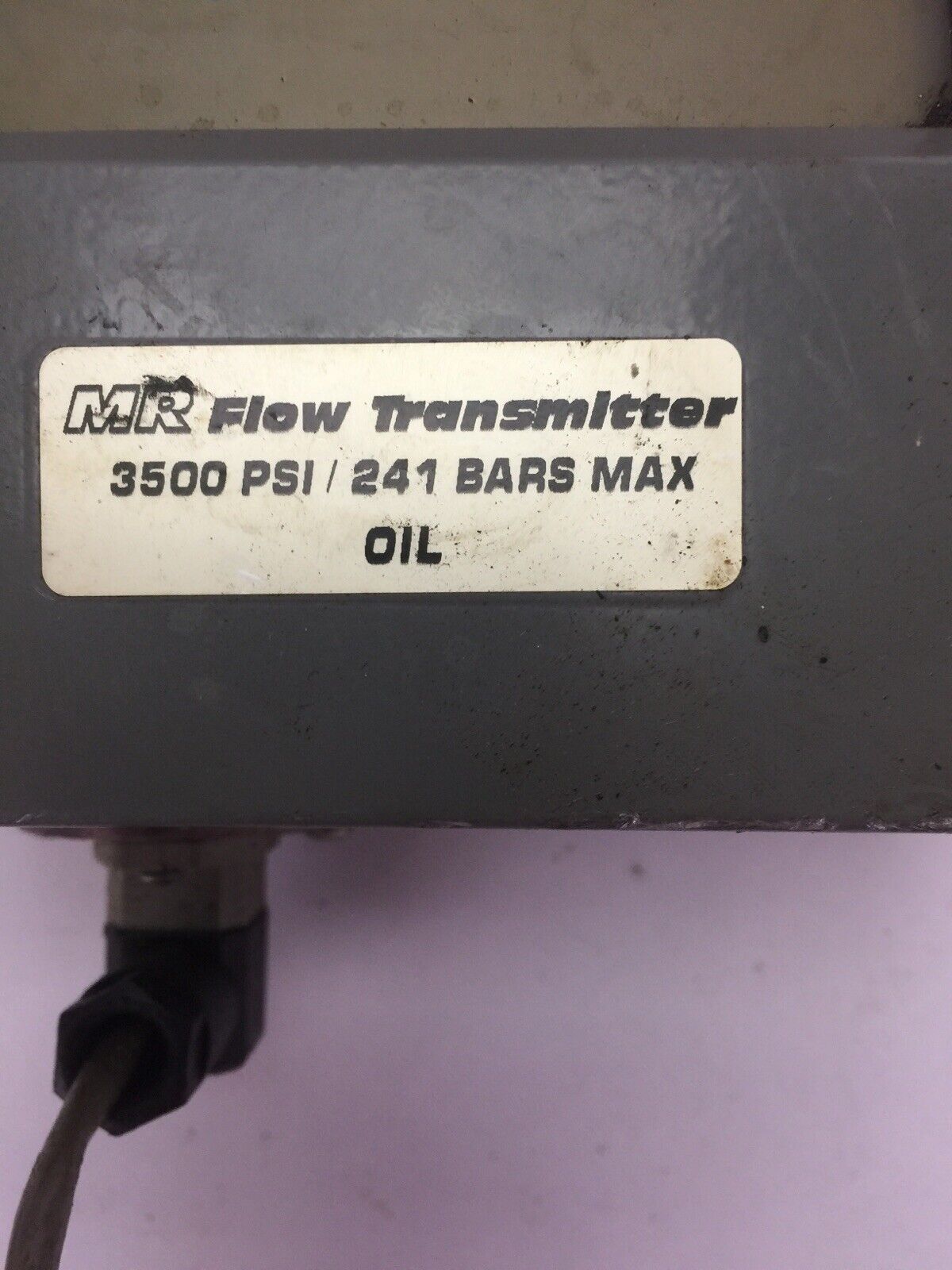 HEDLAND H760A-030-MR MR FLOW TRANSMITTER 3500PSI 241 BARS MAX OIL