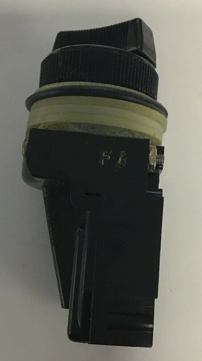 GE CR104B12102 MINIATURE OILTIGHT SELECTOR SWITCH BLACK 2POS 150V 1NO-1NC
