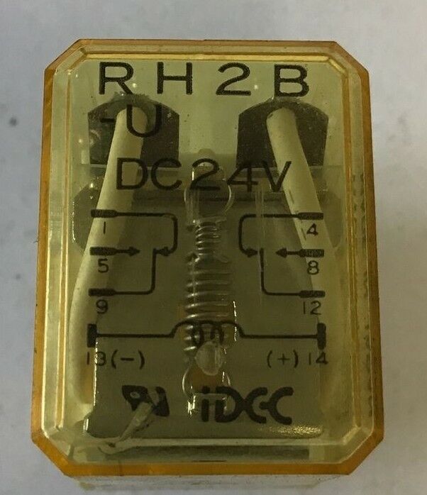 IDEC RH2B-U RELAY DC24V 10A 30VDC 240VAC***LOTOF3***