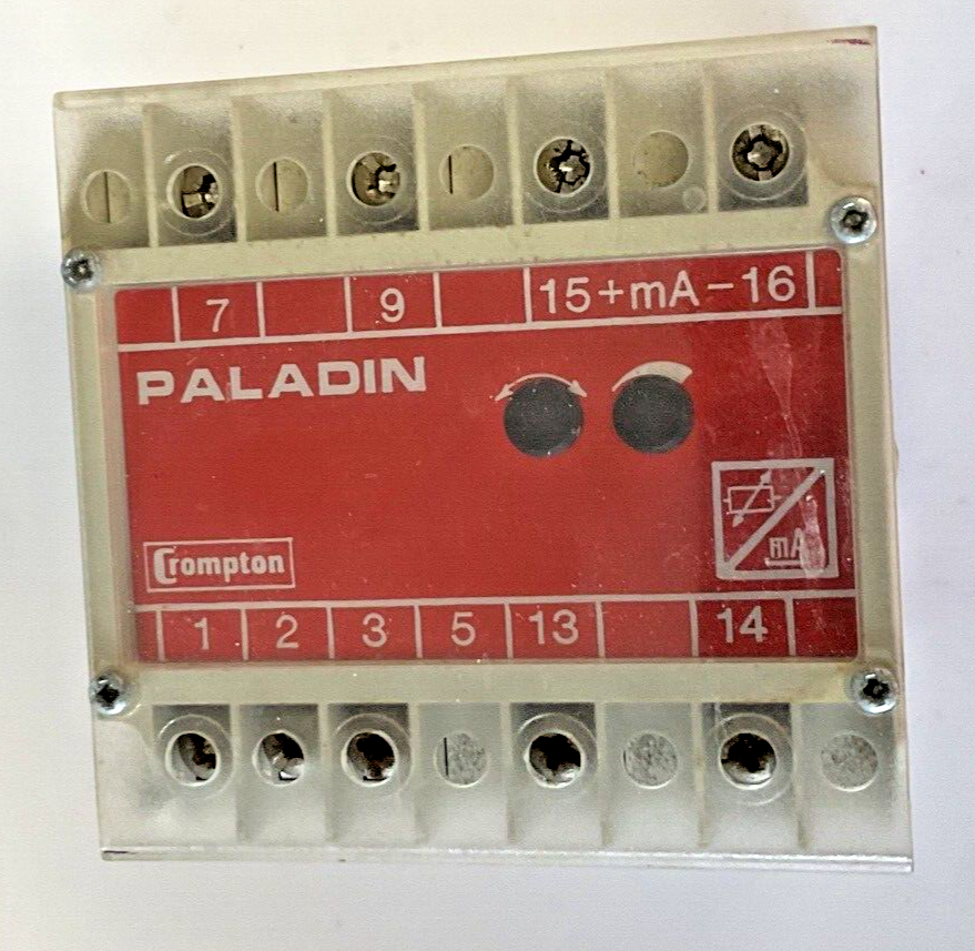 PALADIN 253-TRRU TRANSDUCER 100OHM 4/20MA 110V 50HZ 253-TRRU-R9HG-AE